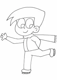 Fisă de colorat cu Sport de colorat p50