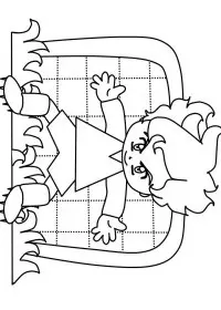 Fisă de colorat cu Sport de colorat p56