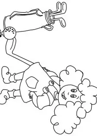 Fisă de colorat cu Sport de colorat p57