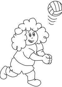 Fisă de colorat cu Sport de colorat p60