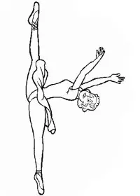 Fisă de colorat cu Sport de colorat p70