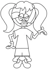 Fisă de colorat cu Sport de colorat p74