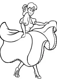 Fisă de colorat cu Sport de colorat p77