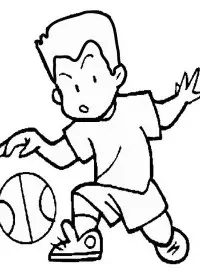 Fisă de colorat cu Sport de colorat p88