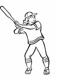 Fisă de colorat cu Sport de colorat p89