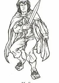 Fisă de colorat cu Stapanul inelelor de colorat p10