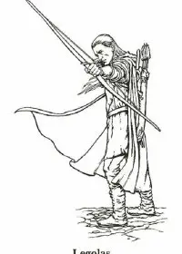 Fisă de colorat cu Stapanul inelelor de colorat p11