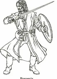 Fisă de colorat cu Stapanul inelelor de colorat p12