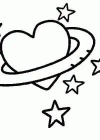 Fisă de colorat cu Stelute de colorat p05