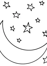 Fisă de colorat cu Stelute de colorat p09