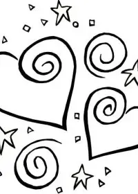 Fisă de colorat cu Stelute de colorat p13