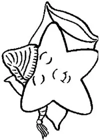 Fisă de colorat cu Stelute de colorat p14