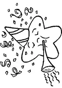 Fisă de colorat cu Stelute de colorat p15