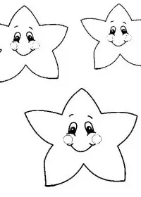 Fisă de colorat cu Stelute de colorat p17