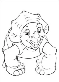 Fisă de colorat cu Taramul uitat de timp de colorat p08