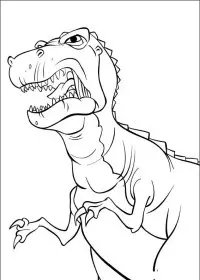 Fisă de colorat cu Taramul uitat de timp de colorat p11