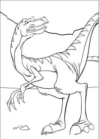 Fisă de colorat cu Taramul uitat de timp de colorat p12