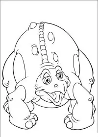 Fisă de colorat cu Taramul uitat de timp de colorat p14