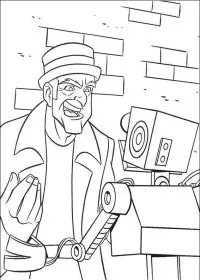 Fisă de colorat cu Testoasele ninja de colorat p42