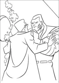 Fisă de colorat cu Testoasele ninja de colorat p61