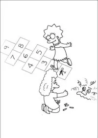 The Simpsons de colorat