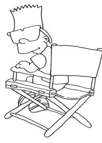 Fisă de colorat cu The simpsons de colorat p40