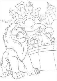 Fisă de colorat cu The wild de colorat p03