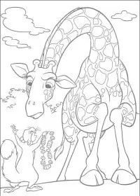 Fisă de colorat cu The wild de colorat p06