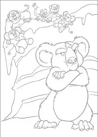 Fisă de colorat cu The wild de colorat p12