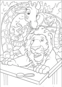 Fisă de colorat cu The wild de colorat p15