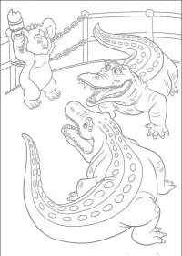 Fisă de colorat cu The wild de colorat p21