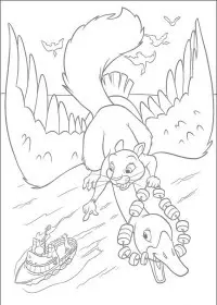 Fisă de colorat cu The wild de colorat p23