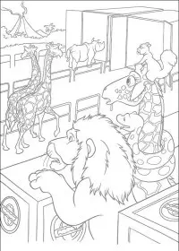 Fisă de colorat cu The wild de colorat p26