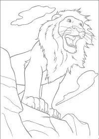 Fisă de colorat cu The wild de colorat p30