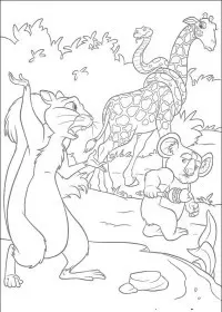 Fisă de colorat cu The wild de colorat p31