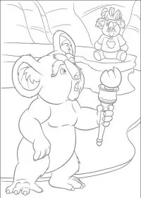 Fisă de colorat cu The wild de colorat p34