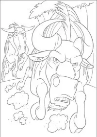 Fisă de colorat cu The wild de colorat p37