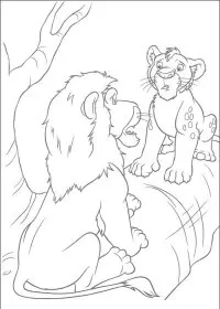 Fisă de colorat cu The wild de colorat p39