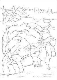 Fisă de colorat cu The wild de colorat p43