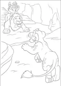 Fisă de colorat cu The wild de colorat p48