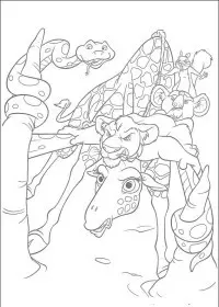 Fisă de colorat cu The wild de colorat p50