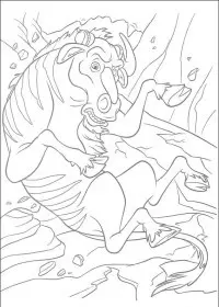 Fisă de colorat cu The wild de colorat p53