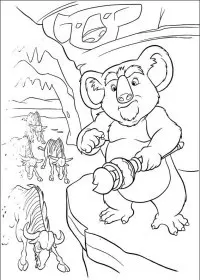 Fisă de colorat cu The wild de colorat p59