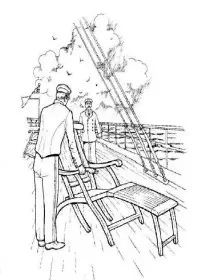 Fisă de colorat cu Titanic de colorat p07