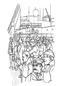 Fisă de colorat cu Titanic de colorat p11