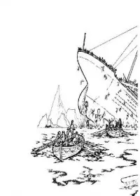 Fisă de colorat cu Titanic de colorat p17