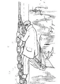 Fisă de colorat cu Titanic de colorat p28