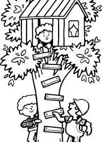 Fisă de colorat cu Toamna de colorat p03