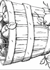 Fisă de colorat cu Toamna de colorat p10