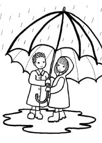 Fisă de colorat cu Toamna de colorat p12